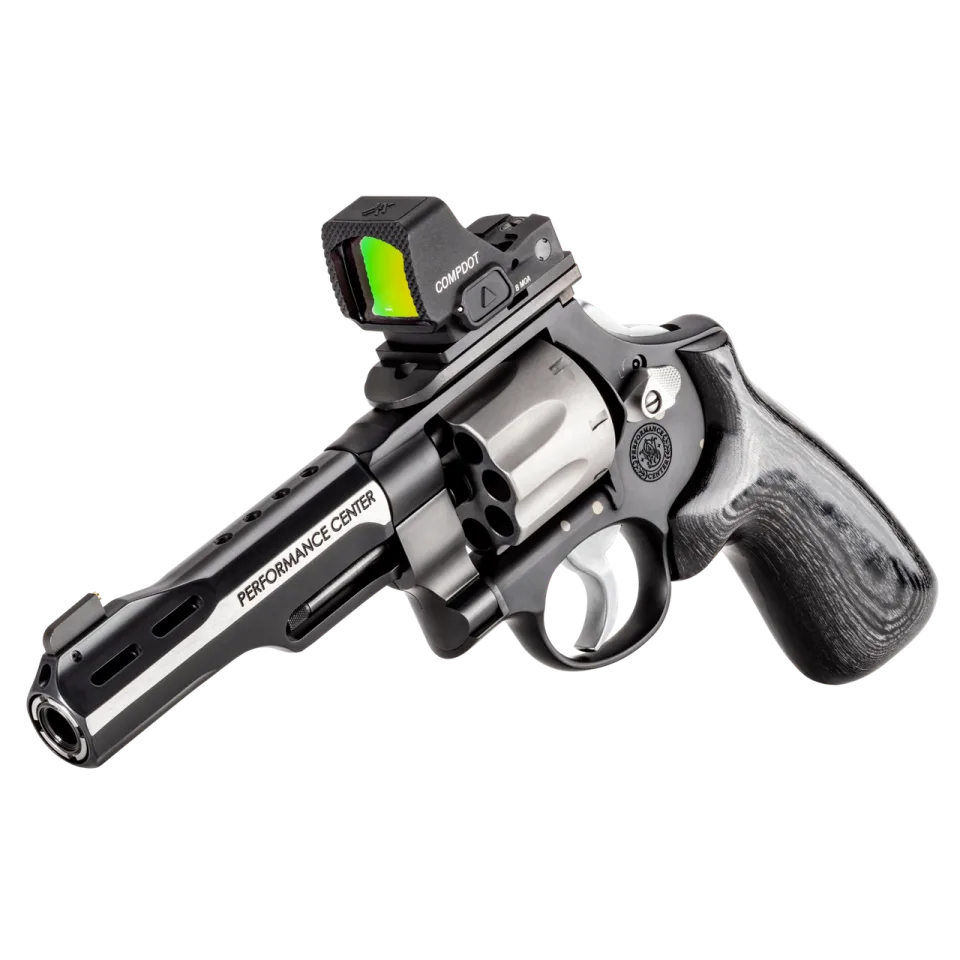 Revolver Smith & Wesson, modelo 327 Performance Center (Jerry Miculek), calibre 9MM, capacidad 8rd