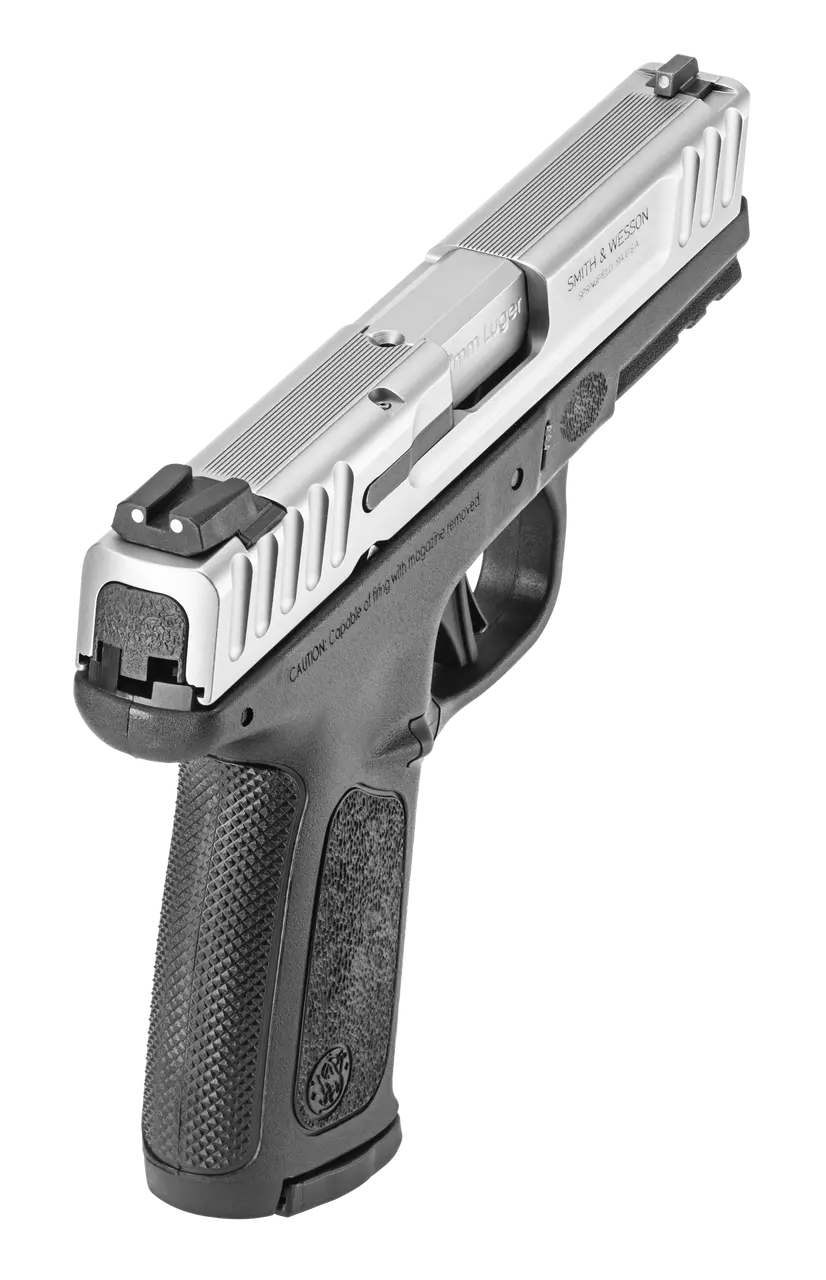 Pistola Smith & Wesson, modelo SD9 2.0, cañón 4'', calibre 9mm, capacidad 16+1Rd.