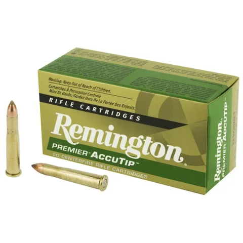 Munición Remington calibre .22 Hornet, modelo Accutip-V 35grains