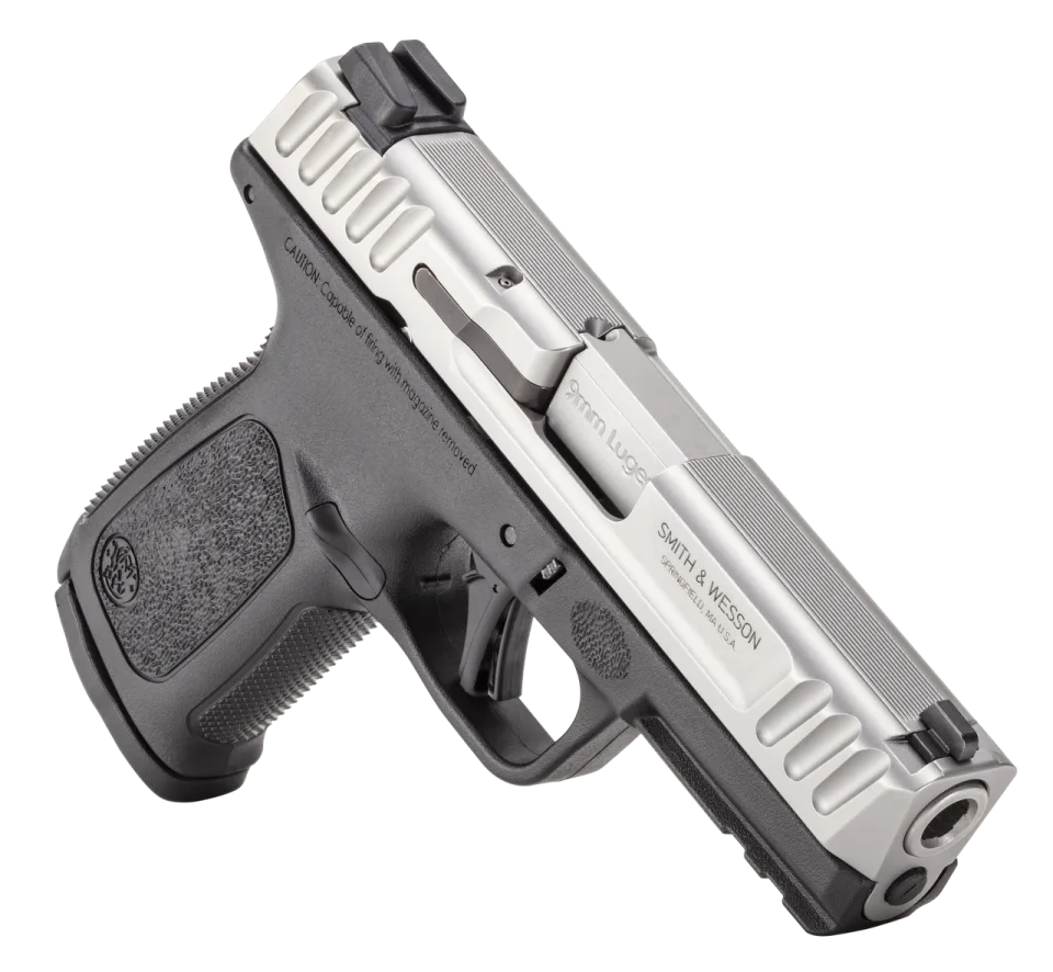 Pistola Smith & Wesson, modelo SD9 2.0, cañón 4'', calibre 9mm, capacidad 16+1Rd.