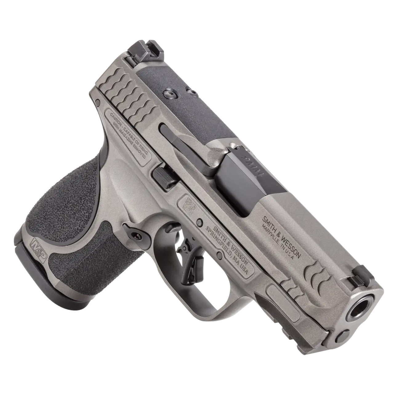 Pistola Smith & Wesson, modelo M&P9 METAL 2.0 Compact, cañón 3,6'' calibre 9mm, capacidad 15Rd