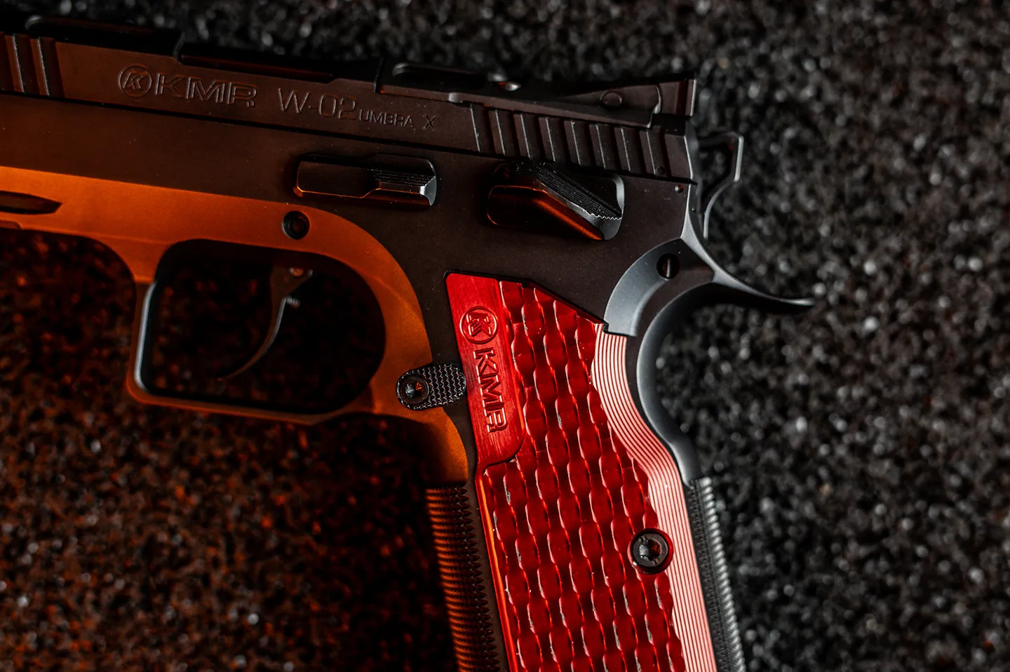 Pistola KMR Precision Arms, Modelo W-02 UMBRA X OR, calibre 9mm, cañón 4,5'', Capacidad 17rd