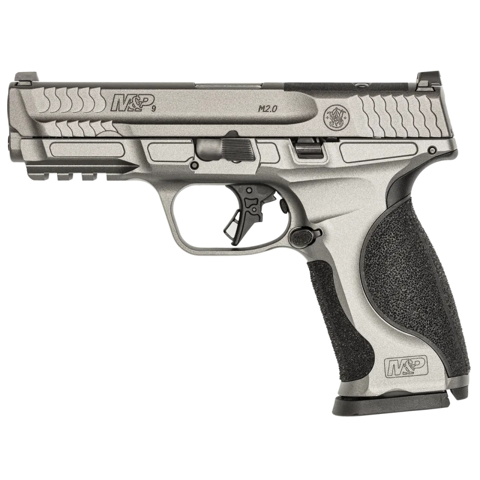 Pistola marca Smith & Wesson modelo M&P9 Metal 2.0, calibre 9MM, con dos cargadores de 17Rds y Mira Red Dot Holosun HS407C X2