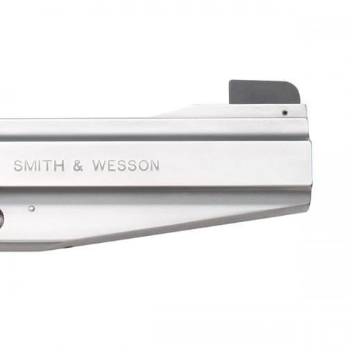 Revólver Smith & Wesson, modelo 986 Pro Series, calibre 9MM, cañón 5'', capacidad 7Rd.