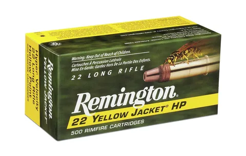 Munición Remington, calibre 22 LR, Yellow Jacket, 33 grains, TCHP