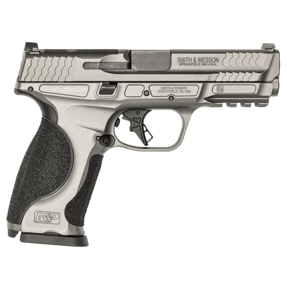Pistola marca Smith & Wesson modelo M&P9 Metal 2.0, calibre 9MM, con dos cargadores de 17Rds y Mira Red Dot Holosun HS407C X2