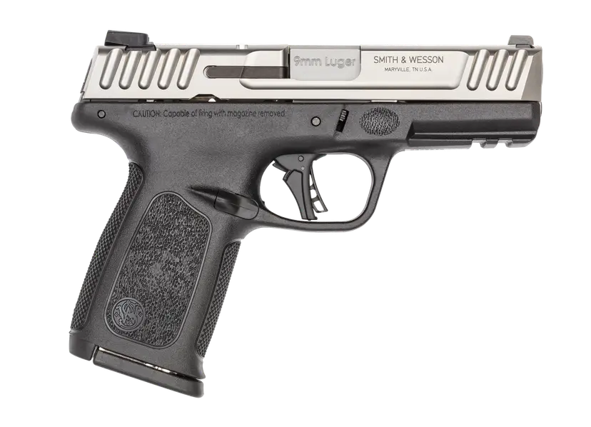 Pistola Smith & Wesson, modelo SD9 2.0, cañón 4'', calibre 9mm, capacidad 16+1Rd.
