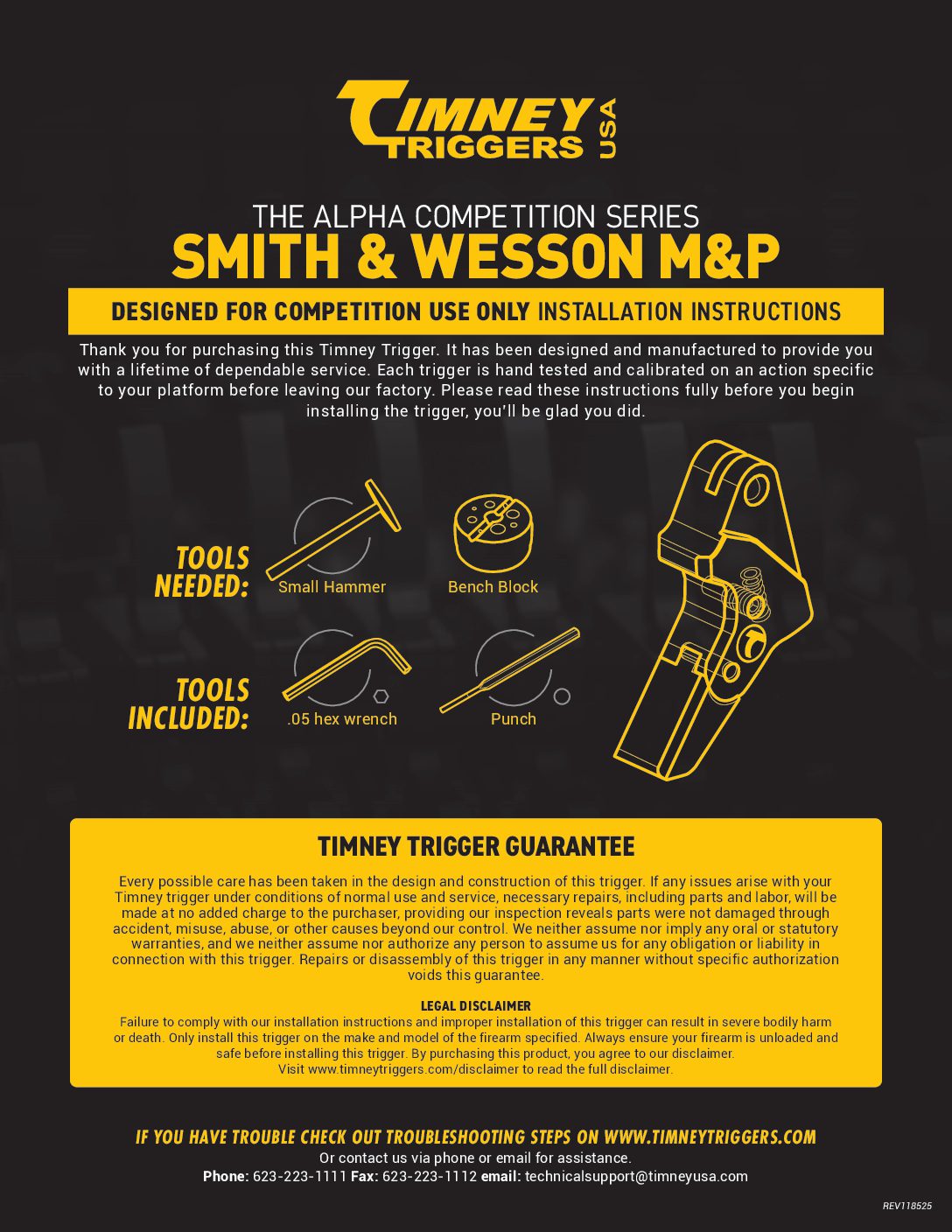 Gatillo Timney Alpha S&W M&P
