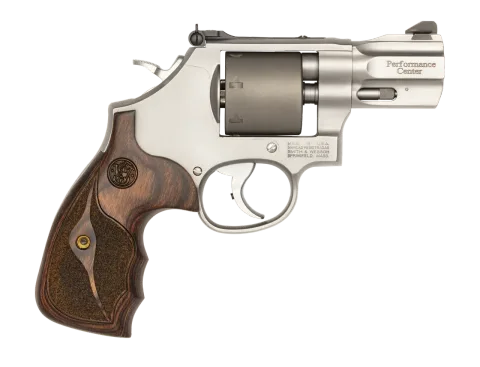 Revólver Smith & Wesson, modelo 986, calibre 9MM, cañón 2,5'', capacidad 7Rd.