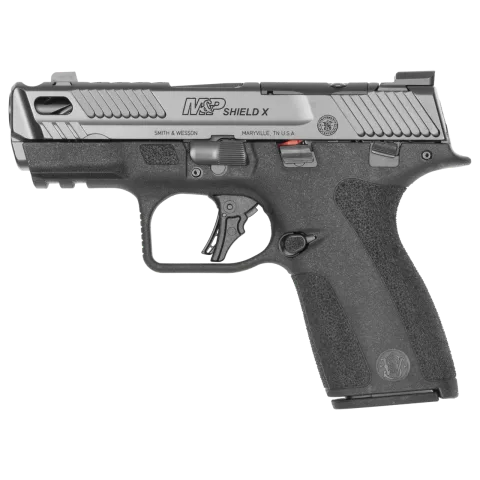 Pistola Smith & Wesson, modelo M&P9 Shield X, Performance Center, Calibre 9mm, cargadores de 13 / 15 Rds