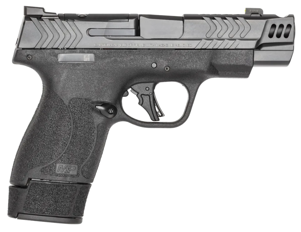 Pistola Smith & Wesson, modelo M&P9 Shield Plus OR, cañón 4”, calibre 9mm, capacidad 10/13/15+1Rd.