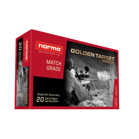 Munición NORMA, Golden Target 6,5 Creedmoor, 143Gr
