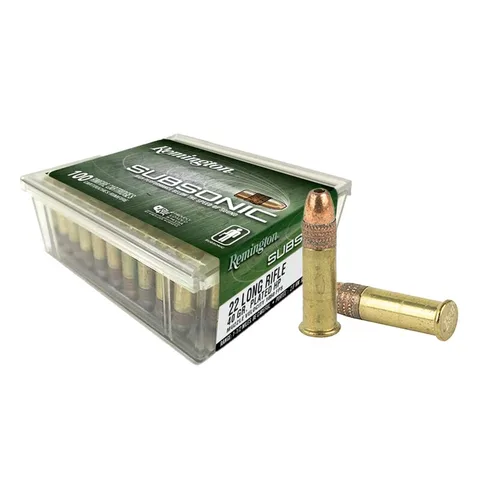 Munición Remington, calibre 22 LR, Subsónica, 40 grains CHP