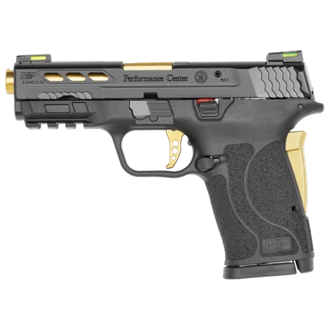 Pistola Smith & Wesson, modelo M&P9 Shield EZ Gold, cañón 3,8'', calibre 9mm, capacidad 8+1Rd.