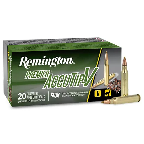 Munición Remington, calibre .223 Rem ACCUTIP-V BT