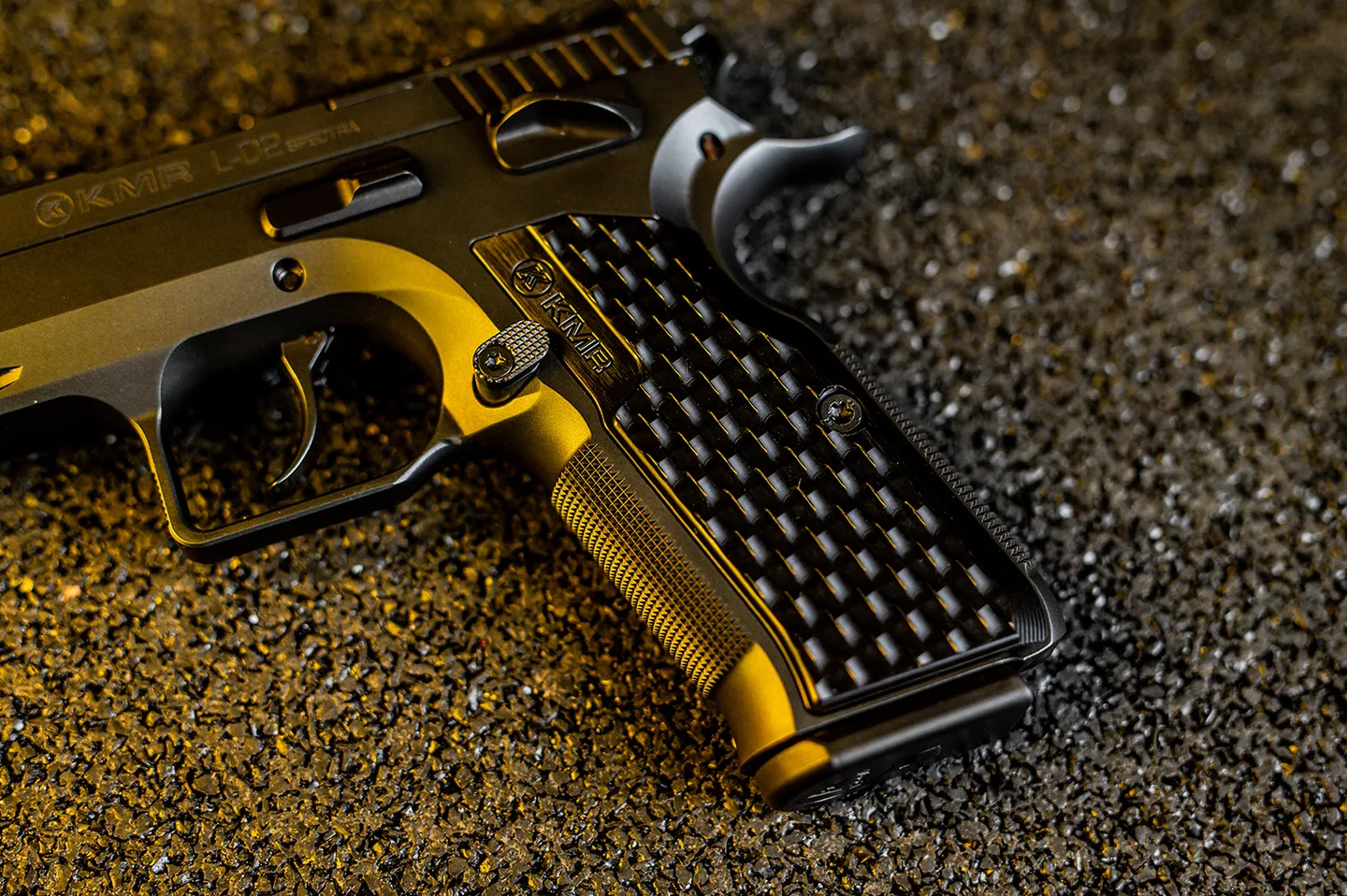 Pistola KMR Precision Arms, Modelo L-02 ESPECTRA OR, calibre 9mm, cañón 5'', Capacidad 17 + 1rd