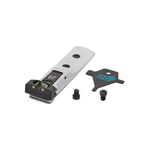 Alza mira con fibra optica, marca LPA, para Rev. S&W