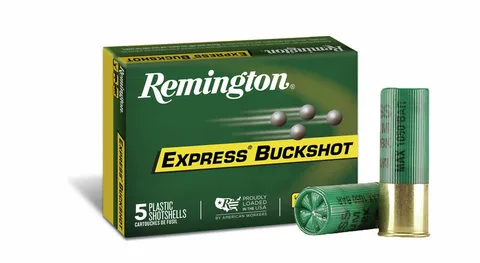 Cartucho Remington, calibre 12 Buckshot 000 3'', caja 5u