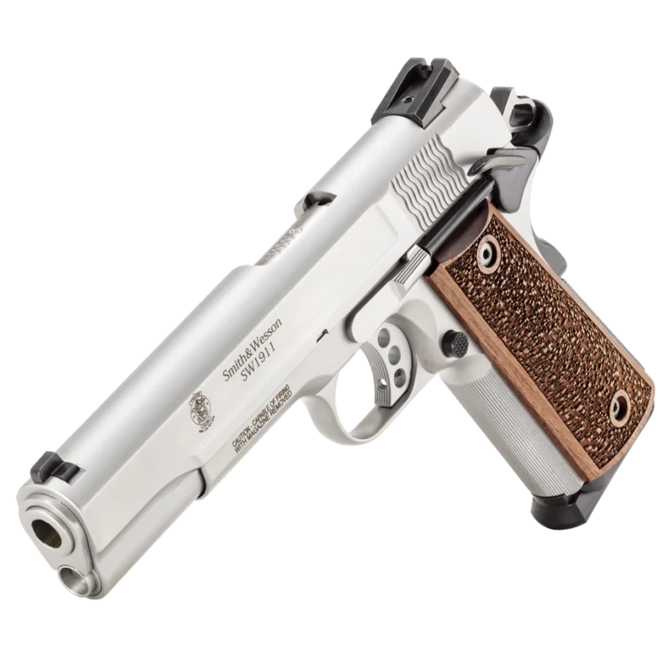Pistola Smith & Wesson Performance Center, modelo SW1911 Pro Series, cañón 5'', calibre 9mm, capacidad 10+1Rd.