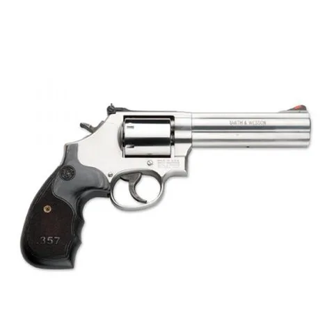 Revolver Smith & Wesson modelo 686 Pluss, cañón 5'', calibre .357 Magnum, capacidad 7Rd.