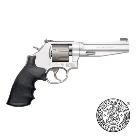 Revólver Smith & Wesson, modelo 986 Pro Series, calibre 9MM, cañón 5'', capacidad 7Rd.