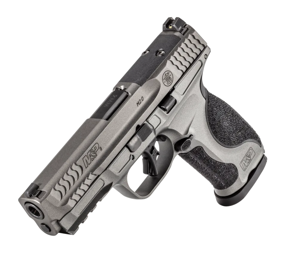 Pistola marca Smith & Wesson modelo M&P9 Metal 2.0, calibre 9MM, con dos cargadores de 17Rds y Mira Red Dot Holosun HS407C X2