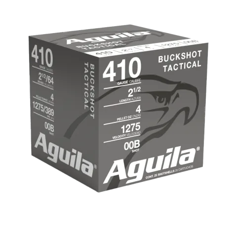 Cartucho Aguila, calibre .410, Buckshot