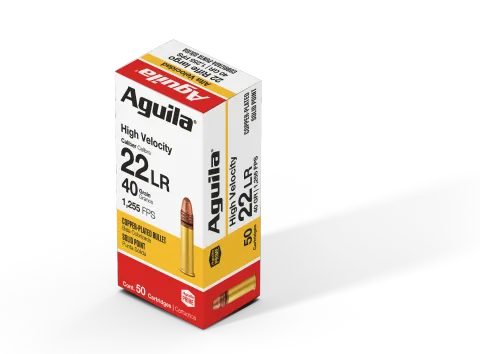 Munición Águila, High Velocity, calibre .22LR, 40 grains