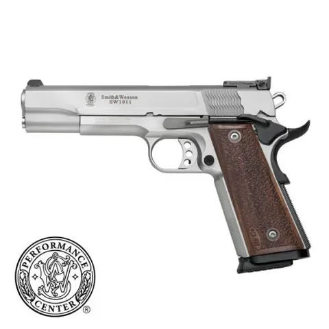 Pistola Smith & Wesson modelo 1911PC, cañón 5'', calibre 9mm, capacidad 10+1Rd.