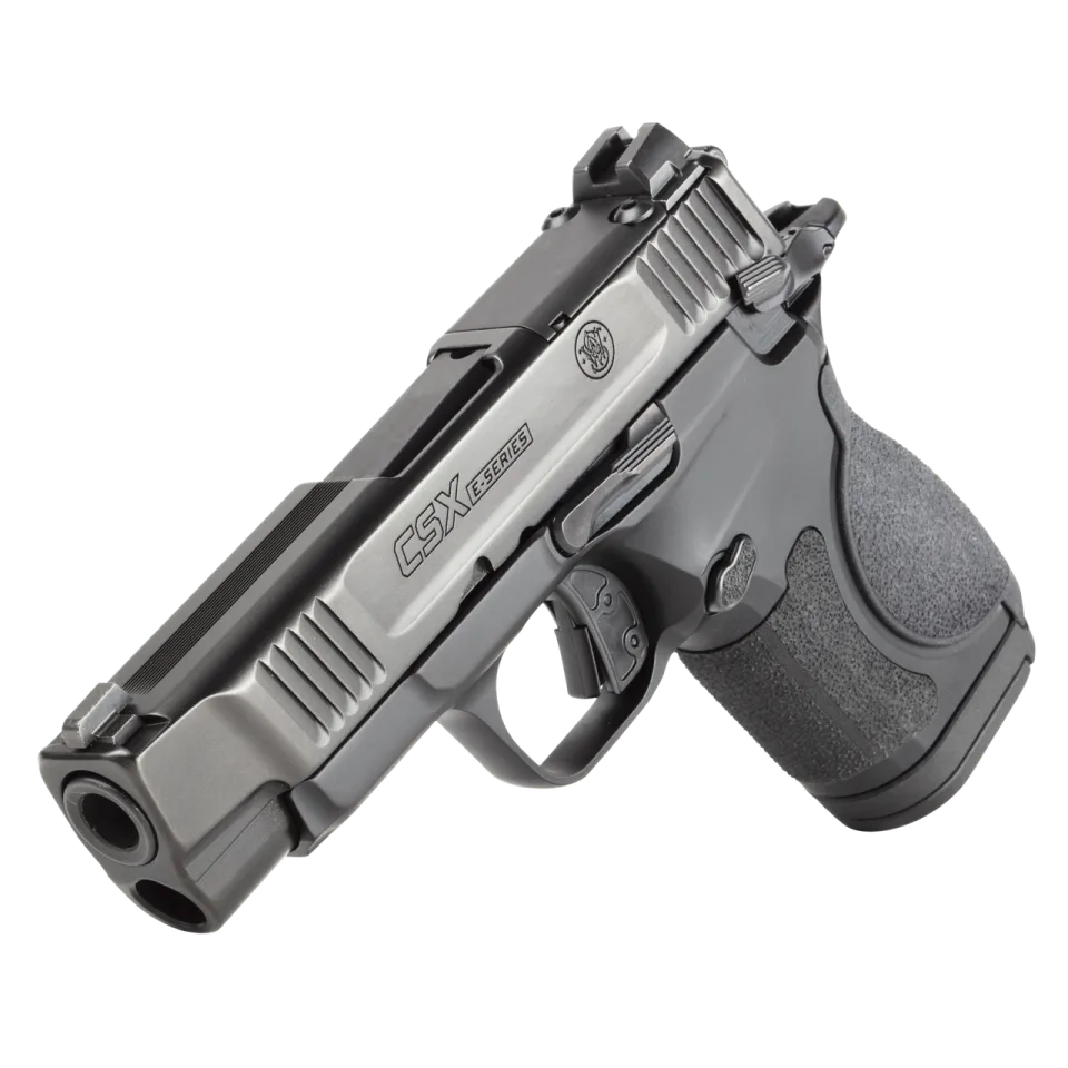Pistola Smith & Wesson modelo CSX, calibre 9MM, 3 cargadores 12/15/17+1 Rds. Cañón de 3,6''