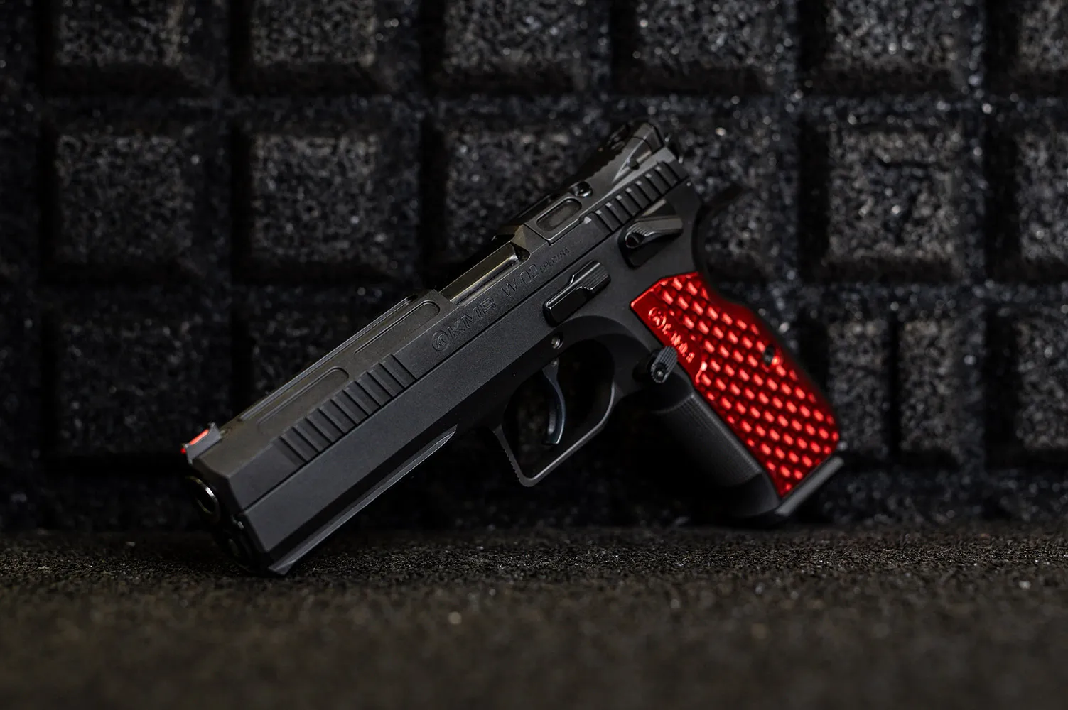 Pistola KMR Precision Arms, modelo W-02 SPECTRA X OR, calibre 9mm, capacidad 17+1Rds. Cañón de 5''.