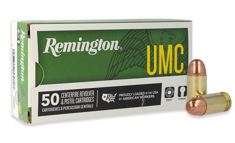 Munición Remington, calibre .380 Auto (9x17mm), UMC, 95 grains