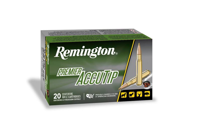 Munición Remington, calibre .223 Rem ACCUTIP-V BT
