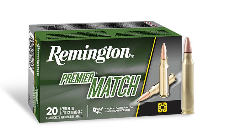 Munición Remington, calibre .223Rem, Premier Match HP