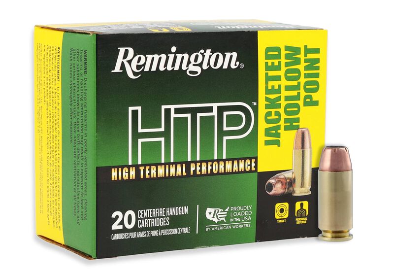 Munición Remington, calibre .40 S&W, High Terminal Performance, Hollow point 180 grains