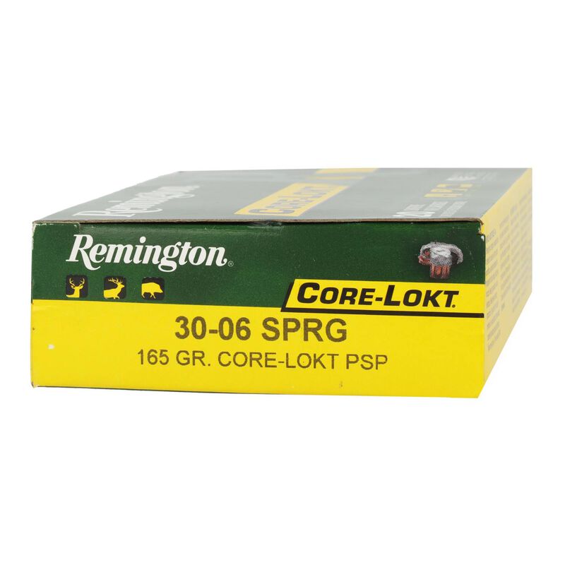 Munición Remington, callibre .30-06 Springfield, Core-Lokt PSP, 165 grains