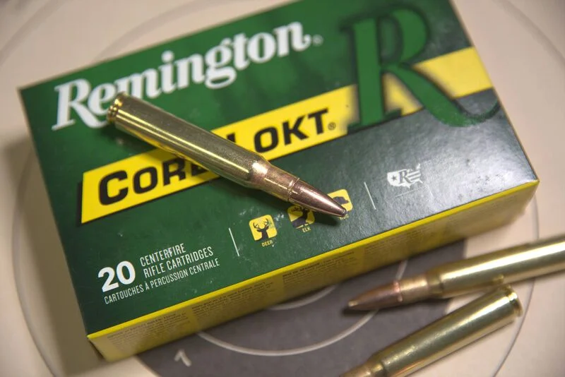 Munición Remington, callibre .30-06 Springfield, Core-Lokt PSP, 165 grains