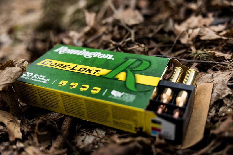Munición Remington, callibre .30-06 Springfield, Core-Lokt PSP, 165 grains