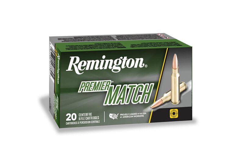 Munición Remington, calibre 6.5 PRC, Premier Match (Open Tip Match), 140 grains