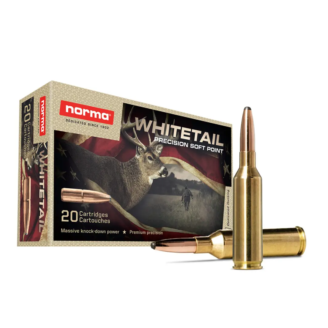 Munición NORMA, calibre 6.5 PRC, modelo Whitetail 140 grains